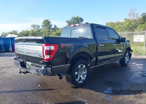 2022 Ford F-150 King Ranch из США, поврежденный, VIN 1FTFW1E8XNFA48283